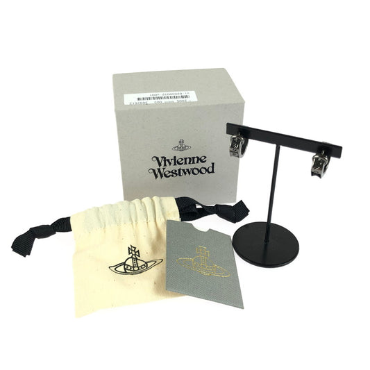 【中古品】【メンズ】 Vivienne Westwood ヴィヴィアンウエストウッド BOBBY HOOP EARRINGS ボビー フープ ピアス アクセサリー 182-260112-na-07-tag カラー：ブラック系 万代Net店
