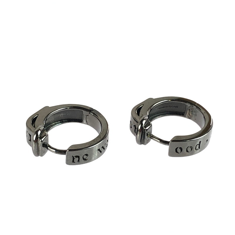 【中古品】【メンズ】 Vivienne Westwood ヴィヴィアンウエストウッド BOBBY HOOP EARRINGS ボビー フープ ピアス アクセサリー 182-260112-na-07-tag カラー：ブラック系 万代Net店
