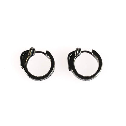 【中古品】【メンズ】 Vivienne Westwood ヴィヴィアンウエストウッド BOBBY HOOP EARRINGS ボビー フープ ピアス アクセサリー 182-260112-na-07-tag カラー：ブラック系 万代Net店