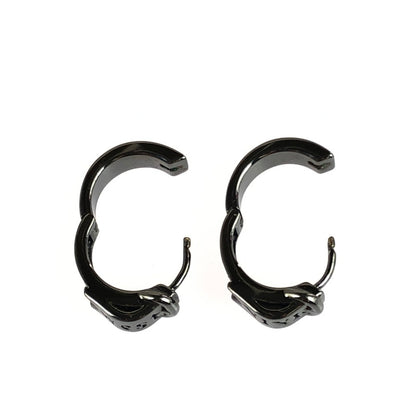 【中古品】【メンズ】 Vivienne Westwood ヴィヴィアンウエストウッド BOBBY HOOP EARRINGS ボビー フープ ピアス アクセサリー 182-260112-na-07-tag カラー：ブラック系 万代Net店