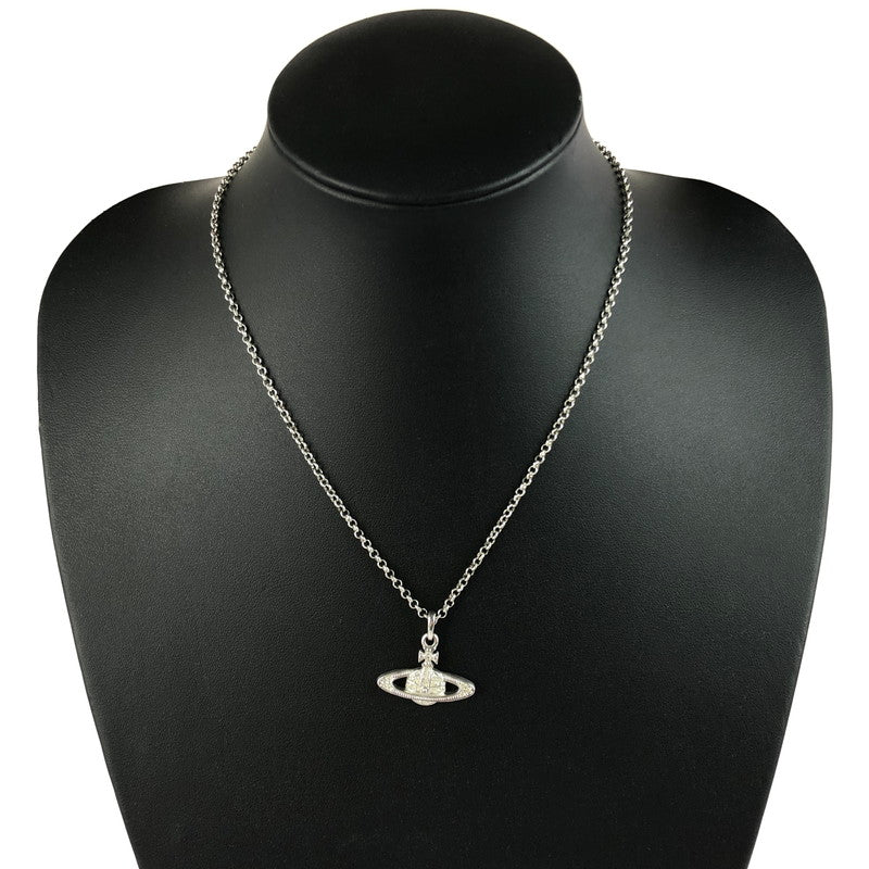 【中古品】【レディース】 Vivienne Westwood ヴィヴィアンウエストウッド MINI BAS RELIEF ORB NECKLACE ミニ バス リリーフ オーブ ネックレス アクセサリー 182-260112-na-08-tag カラー：シルバー 万代Net店
