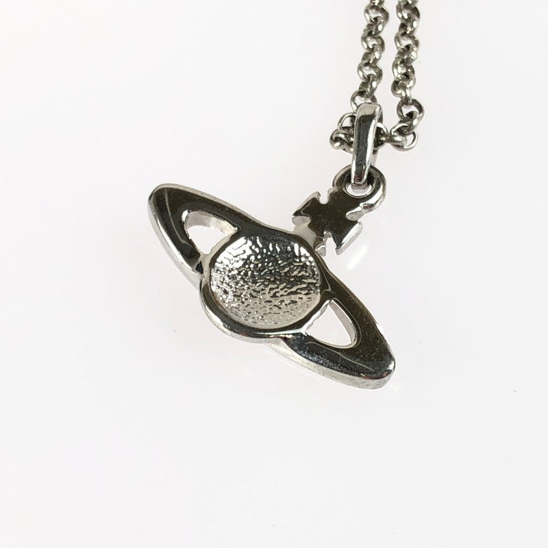 【中古品】【レディース】 Vivienne Westwood ヴィヴィアンウエストウッド MINI BAS RELIEF ORB NECKLACE ミニ バス リリーフ オーブ ネックレス アクセサリー 182-260112-na-08-tag カラー：シルバー 万代Net店