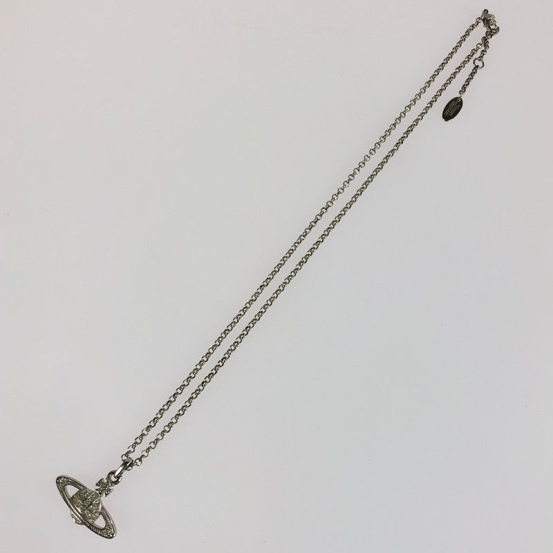 【中古品】【レディース】 Vivienne Westwood ヴィヴィアンウエストウッド MINI BAS RELIEF ORB NECKLACE ミニ バス リリーフ オーブ ネックレス アクセサリー 182-260112-na-08-tag カラー：シルバー 万代Net店