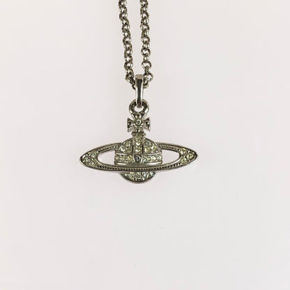 【中古品】【レディース】 Vivienne Westwood ヴィヴィアンウエストウッド MINI BAS RELIEF ORB NECKLACE ミニ バス リリーフ オーブ ネックレス アクセサリー 182-260112-na-08-tag カラー：シルバー 万代Net店