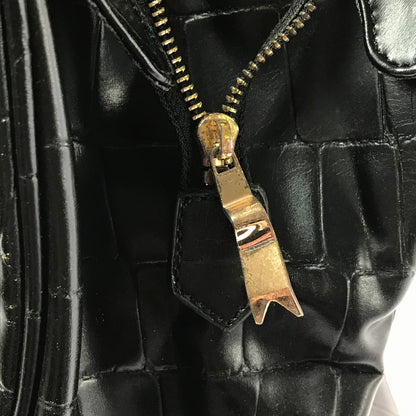 【現状渡し品】【レディース】 VIVIENNE WESTWOOD ヴィヴィアンウエストウッド HAND BAG クロコ型押し ハンドバッグ カバン 180-260503-na-02-tagh カラー：ブラック 万代Net店