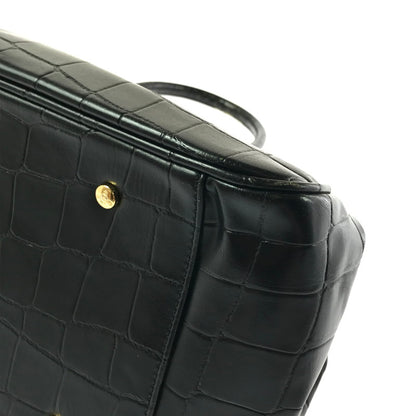 【現状渡し品】【レディース】 VIVIENNE WESTWOOD ヴィヴィアンウエストウッド HAND BAG クロコ型押し ハンドバッグ カバン 180-260503-na-02-tagh カラー：ブラック 万代Net店
