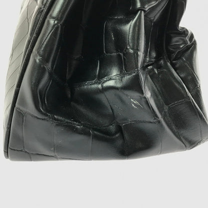 【現状渡し品】【レディース】 VIVIENNE WESTWOOD ヴィヴィアンウエストウッド HAND BAG クロコ型押し ハンドバッグ カバン 180-260503-na-02-tagh カラー：ブラック 万代Net店