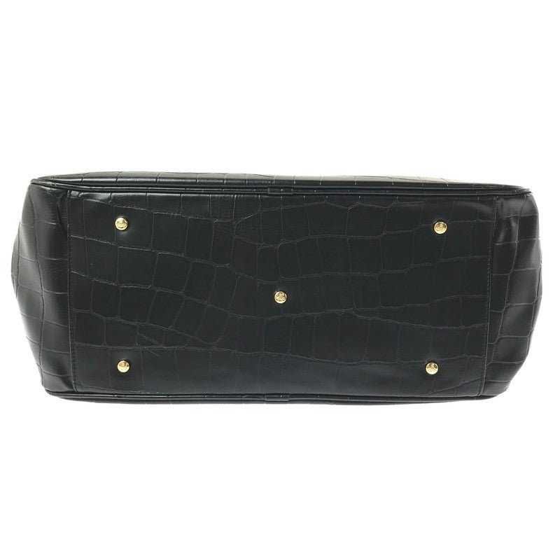 【現状渡し品】【レディース】 VIVIENNE WESTWOOD ヴィヴィアンウエストウッド HAND BAG クロコ型押し ハンドバッグ カバン 180-260503-na-02-tagh カラー：ブラック 万代Net店