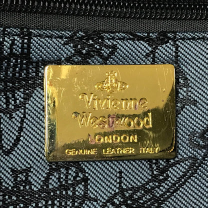 【現状渡し品】【レディース】 VIVIENNE WESTWOOD ヴィヴィアンウエストウッド HAND BAG クロコ型押し ハンドバッグ カバン 180-260503-na-02-tagh カラー：ブラック 万代Net店
