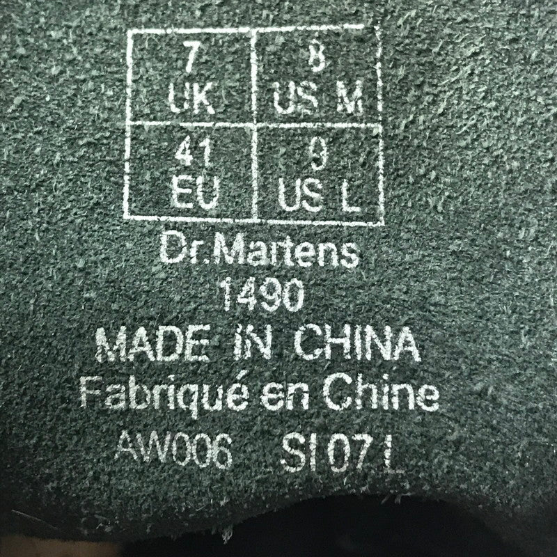 【現状渡し品】【メンズ】 10EYE BOOTS 1490 10ホール ブーツ 靴 164-260129-na-13-tag サイズ：UK 7 カラー：ブラック 万代Net店