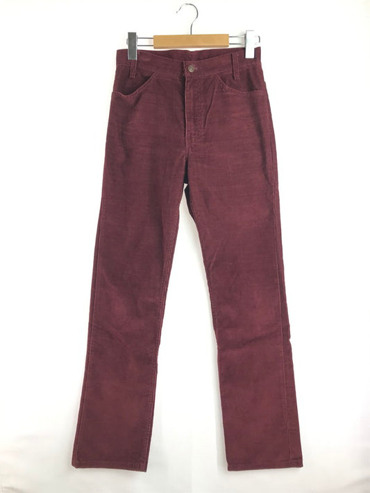 【中古品】【メンズ】 JC PENNEY ジェイシーペニー 80'S CORDUROY PANTS LOT.5234786 コーデュロイパンツ ボトムス 157-260111-na-04-tag サイズ：28×32 カラー：バーガンディー 万代Net店