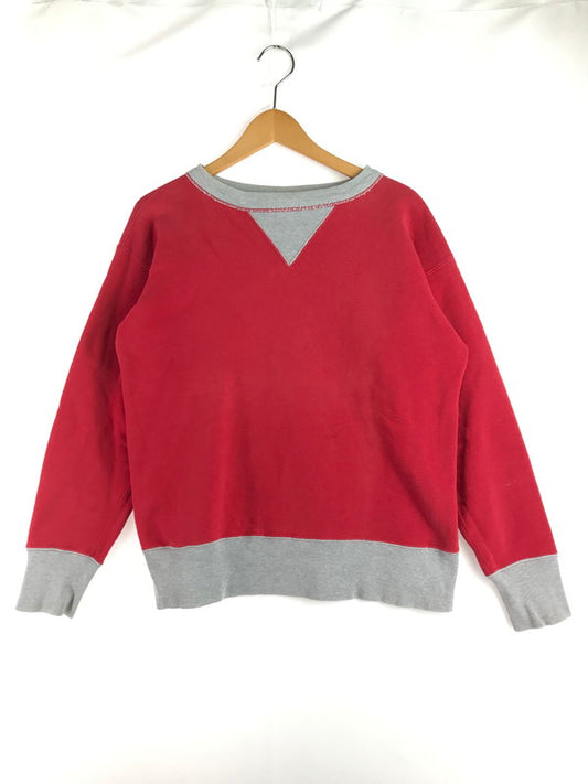 【中古品】【メンズ】 MCCOY マッコイ CREWNECK SWEAT クルーネック スウェット トレーナー 145-260109-rt-04-tag サイズ：38 カラー：レッド 万代Net店