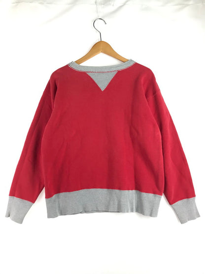 【中古品】【メンズ】 MCCOY マッコイ CREWNECK SWEAT クルーネック スウェット トレーナー 145-260109-rt-04-tag サイズ：38 カラー：レッド 万代Net店