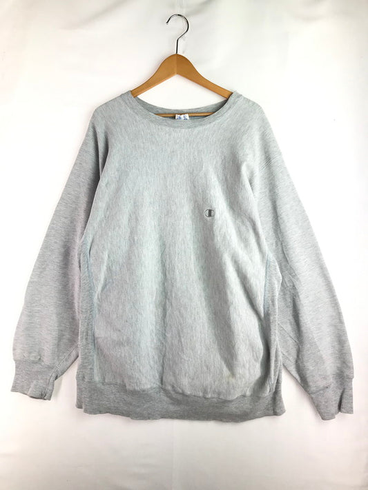 【中古品】【メンズ】 Champion チャンピオン 80's REVERSE WEAVE CREWNECK SWEAT 80年代 リバース ウィーブ クルーネック スウェット トリコタグ 目有り 146-260109-rt-06-tag サイズ：XXL カラー：グレー 万代Net店