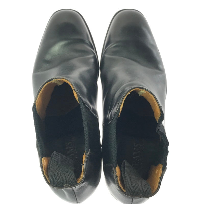 【中古品】【メンズ】 BEAMS ビームス SIDE GORE BOOTS 476-478T 6184 サイドゴアブーツ 靴 164-260129-na-15-tag サイズ：6 カラー：ブラック 万代Net店
