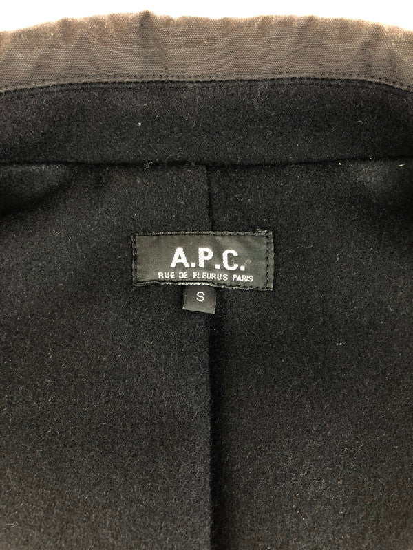 【中古品】【メンズ】 90's BLANKET-LINED OILED COAT 90年代 裏地ブランケット オイルド加工コート アウター 141-260111-rt-09-tag サイズ：S カラー：ブラウン 万代Net店