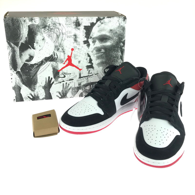 【中古美品】【メンズ】 NIKE ナイキ AIR JORDAN 1 LOW SE IB8971-106 エアジョーダン 1 ロー スニーカー 靴 160-260117-na-01-tag サイズ：28cm US 10 カラー：WHITE/VARSITY RED/BLACK 万代Net店
