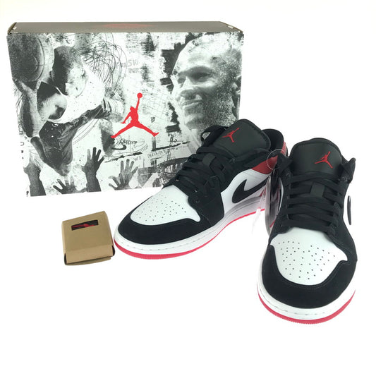 【中古美品】【メンズ】 NIKE ナイキ AIR JORDAN 1 LOW SE IB8971-106 エアジョーダン 1 ロー スニーカー 靴 160-260117-na-01-tag サイズ：28cm US 10 カラー：WHITE/VARSITY RED/BLACK 万代Net店