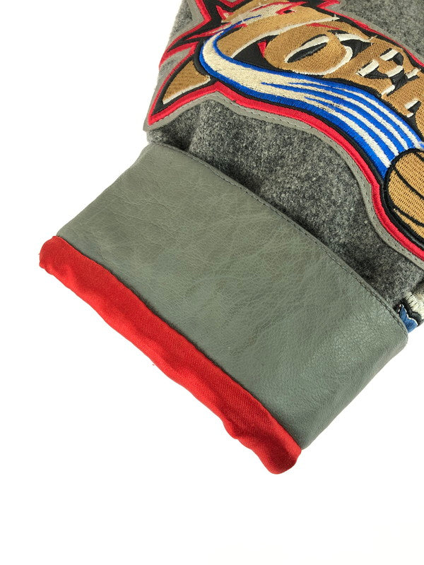 【中古品】【メンズ】 JEFF HAMILTON ジェフ・ハミルトン NBA PATCH WOOL STADIUM JACKET エヌビーエー パッチ ウール スタジアム ジャケット アウター 146-260111-rt-07-tag サイズ：3XL カラー：グレー 万代Net店