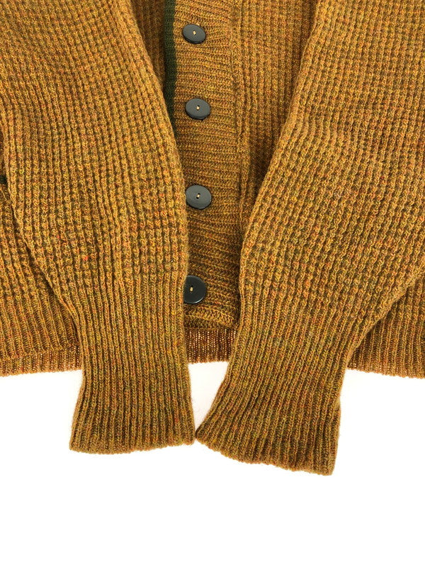 【現状渡し品】【メンズ】 REX E. CURTIS&SON SHETLAND WOOL CARDIGAN シェットランド ウール カーディガン 146-260114-na-10-tag サイズ：M カラー：ブラウン系 万代Net店