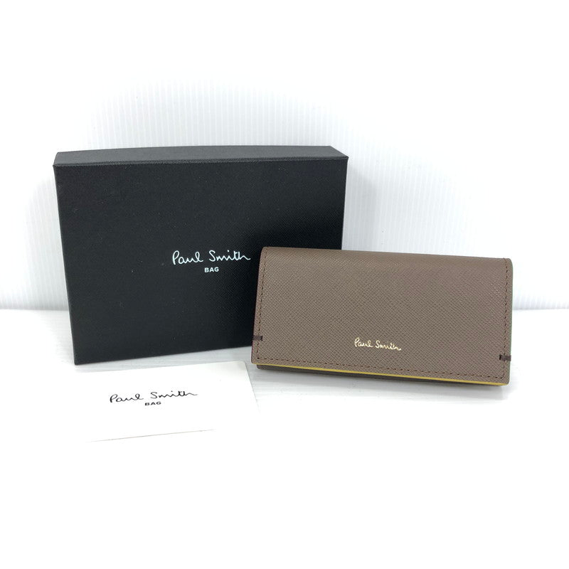 【中古品】【メンズ】 Paul Smith ポール・スミス KEY CASE BPS753 ４連キーケース 服飾雑貨 200-260118-na-18-tag カラー：ブラウン系 万代Net店