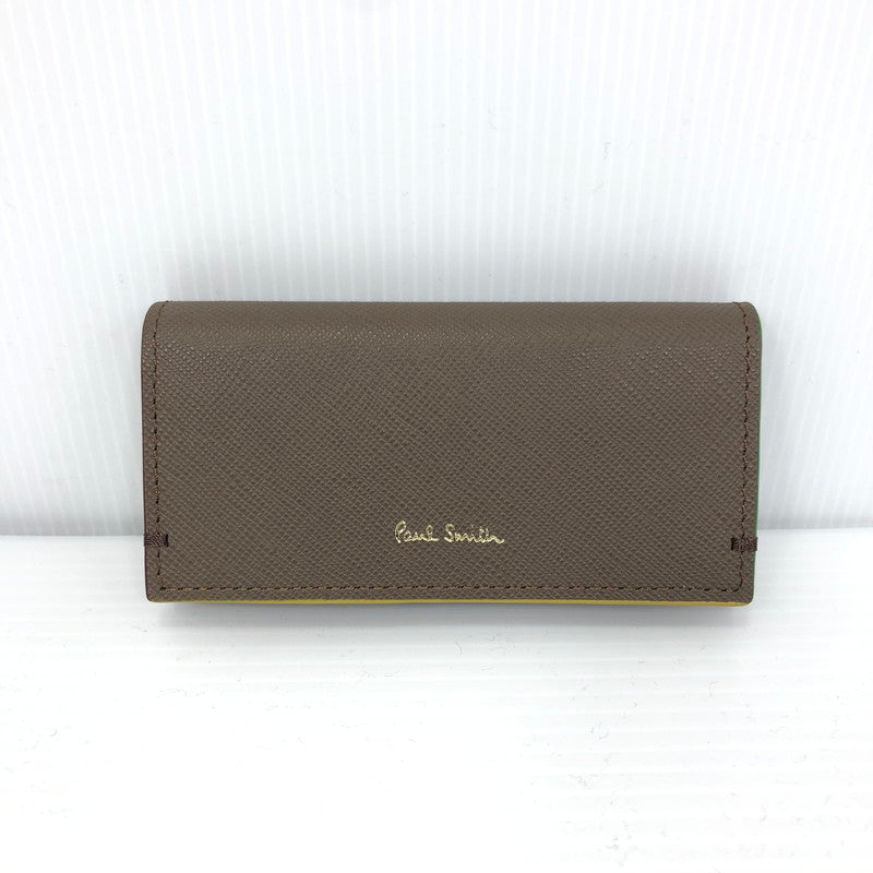 【中古品】【メンズ】 Paul Smith ポール・スミス KEY CASE BPS753 ４連キーケース 服飾雑貨 200-260118-na-18-tag カラー：ブラウン系 万代Net店