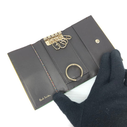 【中古品】【メンズ】 Paul Smith ポール・スミス KEY CASE BPS753 ４連キーケース 服飾雑貨 200-260118-na-18-tag カラー：ブラウン系 万代Net店