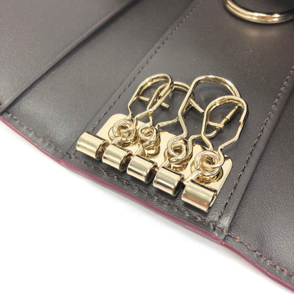 【中古品】【メンズ】 Paul Smith ポール・スミス KEY CASE BPS753 ４連キーケース 服飾雑貨 200-260118-na-18-tag カラー：ブラウン系 万代Net店