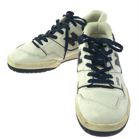 【中古品】【メンズ】 × AIME LEON DORE エメ レオン ドレ BB550ALF スニーカー 靴 163-260129-na-20-tag サイズ：27cm US 9 カラー：WHITE/NAVY 万代Net店