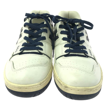 【中古品】【メンズ】 × AIME LEON DORE エメ レオン ドレ BB550ALF スニーカー 靴 163-260129-na-20-tag サイズ：27cm US 9 カラー：WHITE/NAVY 万代Net店