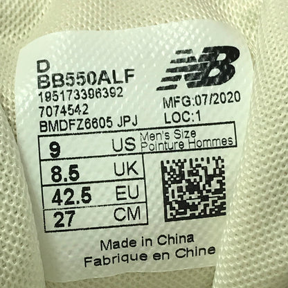 【中古品】【メンズ】 × AIME LEON DORE エメ レオン ドレ BB550ALF スニーカー 靴 163-260129-na-20-tag サイズ：27cm US 9 カラー：WHITE/NAVY 万代Net店