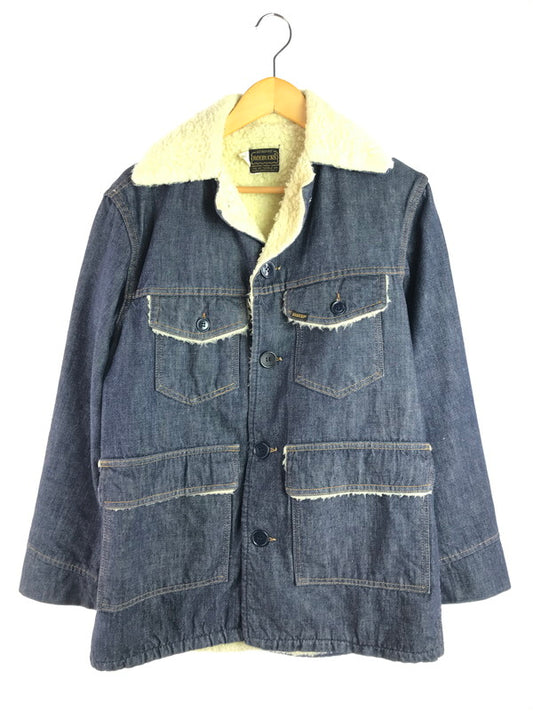 【現状渡し品】【メンズ】 SEARS ROEBUCKS シアーズ ローバック DENIM BOA RANCH COATデニム ボ ア ランチコート アウター 146-260117-na-19-tag サイズ：34-R カラー：インディゴ 万代Net店