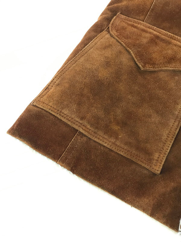 【現状渡し品】【メンズ】 PYPSA SUEDE BOA COAT スエード ボアコート アウター 146-260117-na-18-tag サイズ：40 カラー：ブラウン 万代Net店