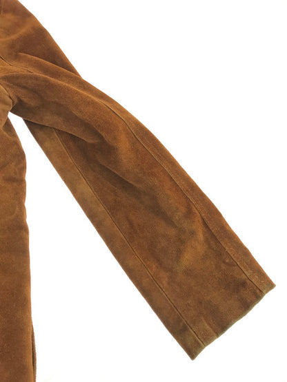 【現状渡し品】【メンズ】 PYPSA SUEDE BOA COAT スエード ボアコート アウター 146-260117-na-18-tag サイズ：40 カラー：ブラウン 万代Net店