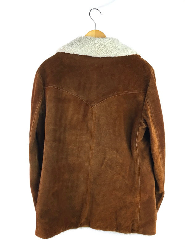 【現状渡し品】【メンズ】 PYPSA SUEDE BOA COAT スエード ボアコート アウター 146-260117-na-18-tag サイズ：40 カラー：ブラウン 万代Net店