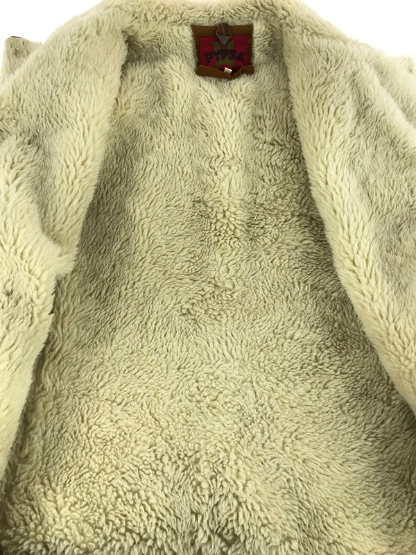 【現状渡し品】【メンズ】 PYPSA SUEDE BOA COAT スエード ボアコート アウター 146-260117-na-18-tag サイズ：40 カラー：ブラウン 万代Net店