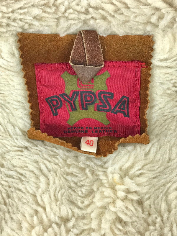 【現状渡し品】【メンズ】 PYPSA SUEDE BOA COAT スエード ボアコート アウター 146-260117-na-18-tag サイズ：40 カラー：ブラウン 万代Net店