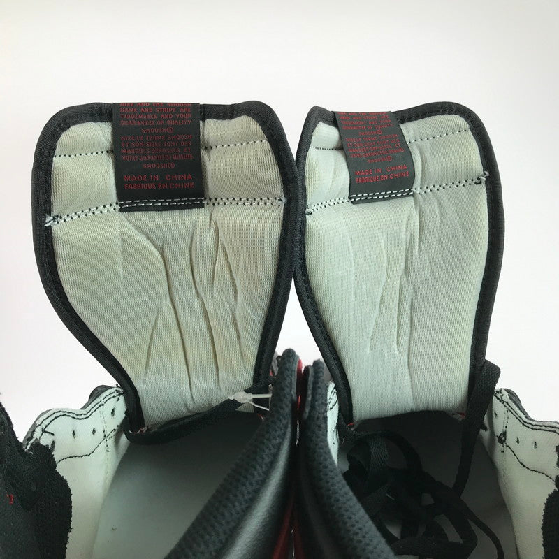 【中古品】【メンズ】 NIKE AIR JORDAN 1 RETRO HIGH OG BRED BANNED (2016) ナイキ エア ジョーダン 1 レトロ ハイ スニーカー 靴 160-260112-rt-04-tag サイズ：28cm US10 カラー：BLACK/VARSITY RED 万代Net店