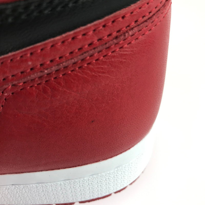 【中古品】【メンズ】 NIKE AIR JORDAN 1 RETRO HIGH OG BRED BANNED (2016) ナイキ エア ジョーダン 1 レトロ ハイ スニーカー 靴 160-260112-rt-04-tag サイズ：28cm US10 カラー：BLACK/VARSITY RED 万代Net店