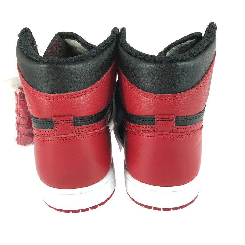 【中古品】【メンズ】 NIKE AIR JORDAN 1 RETRO HIGH OG BRED BANNED (2016) ナイキ エア ジョーダン 1 レトロ ハイ スニーカー 靴 160-260112-rt-04-tag サイズ：28cm US10 カラー：BLACK/VARSITY RED 万代Net店