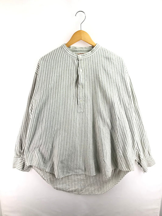 【中古品】【メンズ】 GLENESKE グレネスク 80～90’s GRANDPA SHIRT 80～90年代 グランパ シャツ トップス イングランド製 146-260117-rt-02-tag サイズ：XXL カラー：ホワイト系 万代Net店