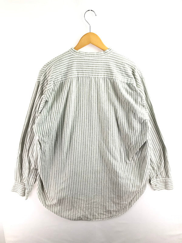 【中古品】【メンズ】 GLENESKE グレネスク 80～90’s GRANDPA SHIRT 80～90年代 グランパ シャツ トップス イングランド製 146-260117-rt-02-tag サイズ：XXL カラー：ホワイト系 万代Net店