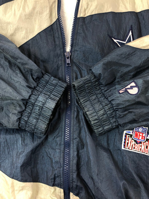 【中古品】【メンズ】 PRO LAYER プロプレイヤー DALLAS COWBOYS NYLON JACKET ダラス カウボーイ ナイロンジャケット ライトアウター 146-260509-na-16-tag サイズ：M カラー：ネイビー系 万代Net店