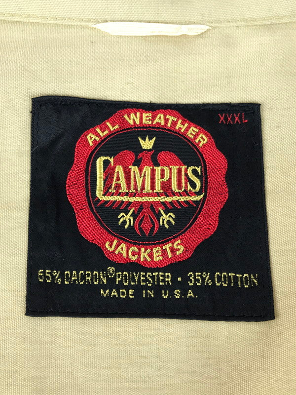 【現状渡し品】【メンズ】 CAMPUS キャンパス 60'S～70'S SWING TOP 60年代～70年代 スイングトップ USA製 ライトアウター 146-260117-na-12-tag サイズ：XXXL カラー：ベージュ 万代Net店