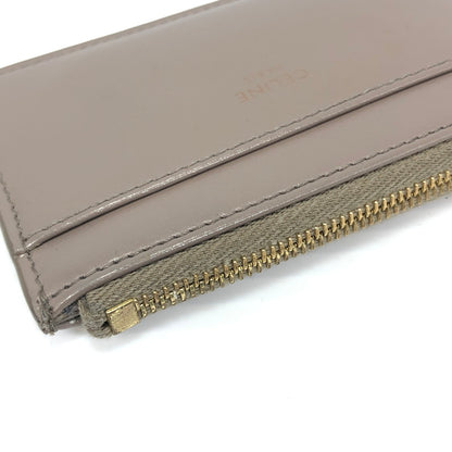 【中古品】【レディース】 CELINE セリーヌ COMPACT WALLET WITH COIN 10I653DPV コンパクト ウォレット ウィズ コイン 三つ折り財布 181-260118-na-20-tag カラー：ぺブル 万代Net店