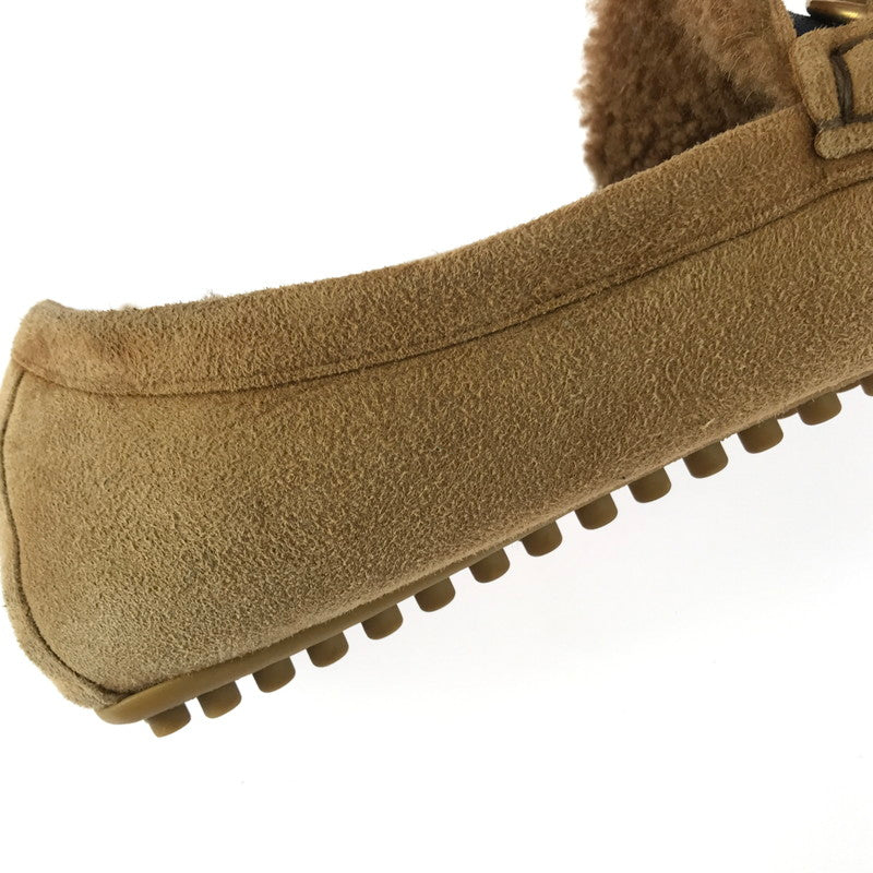 【現状渡し品】【レディース】 GUCCI グッチ ホースビット スウェード モカシン シューズ 靴 183-260117-na-10-tag サイズ：表記サイズなし カラー：ブラウン 万代Net店