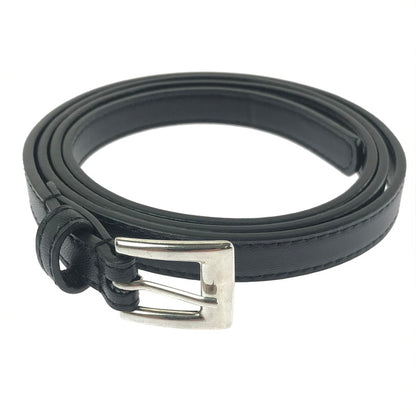 【中古品】【メンズ】 WTAPS ダブルタップス FAUX LEATHER NARROW BELT T15 フェイクレザー ナローベルト 205-260906-rt-30-tagh カラー：ブラック 万代Net店
