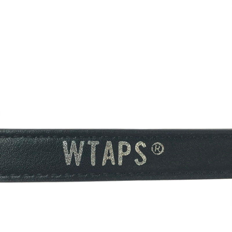 【中古品】【メンズ】 WTAPS ダブルタップス FAUX LEATHER NARROW BELT T15 フェイクレザー ナローベルト 205-260906-rt-30-tagh カラー：ブラック 万代Net店
