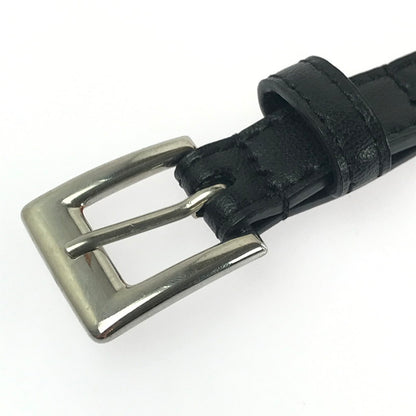 【中古品】【メンズ】 WTAPS ダブルタップス FAUX LEATHER NARROW BELT T15 フェイクレザー ナローベルト 205-260906-rt-30-tagh カラー：ブラック 万代Net店