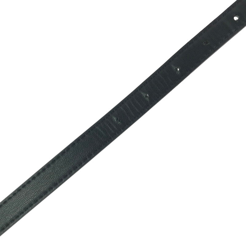 【中古品】【メンズ】 WTAPS ダブルタップス FAUX LEATHER NARROW BELT T15 フェイクレザー ナローベルト 205-260906-rt-30-tagh カラー：ブラック 万代Net店